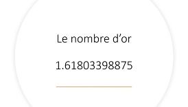 n°08 Le nombre d‘Or